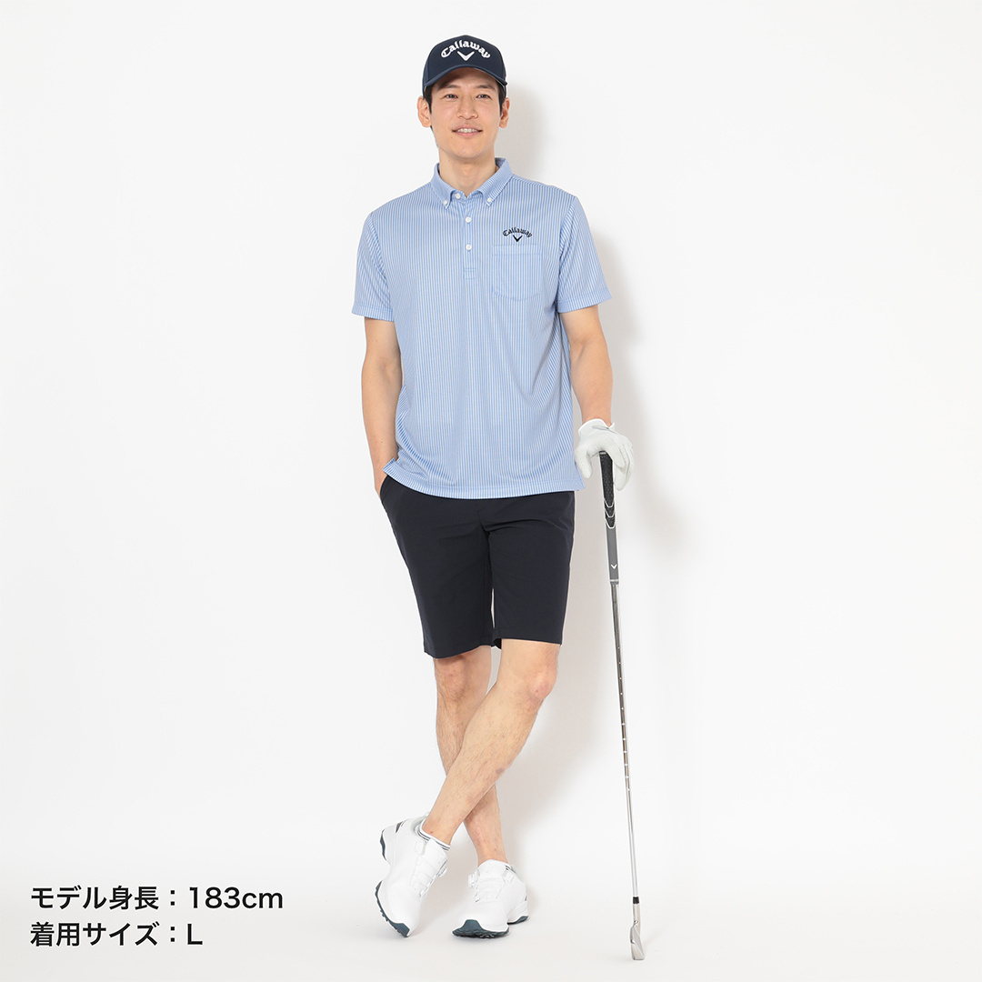 サッカーストライプショートパンツ (MENS)