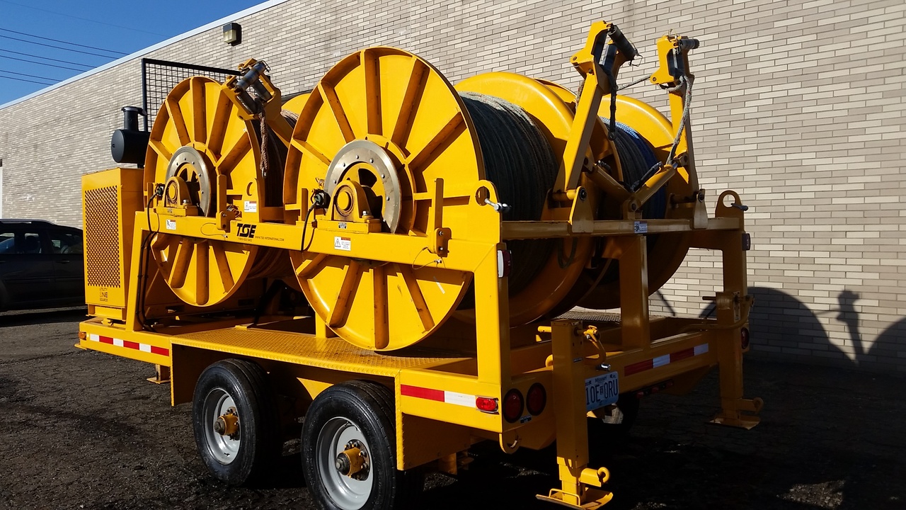 3,500 lbs Four Drum Puller Rental Custom Truck One Source