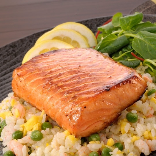 Grilled Teriyaki Salmon