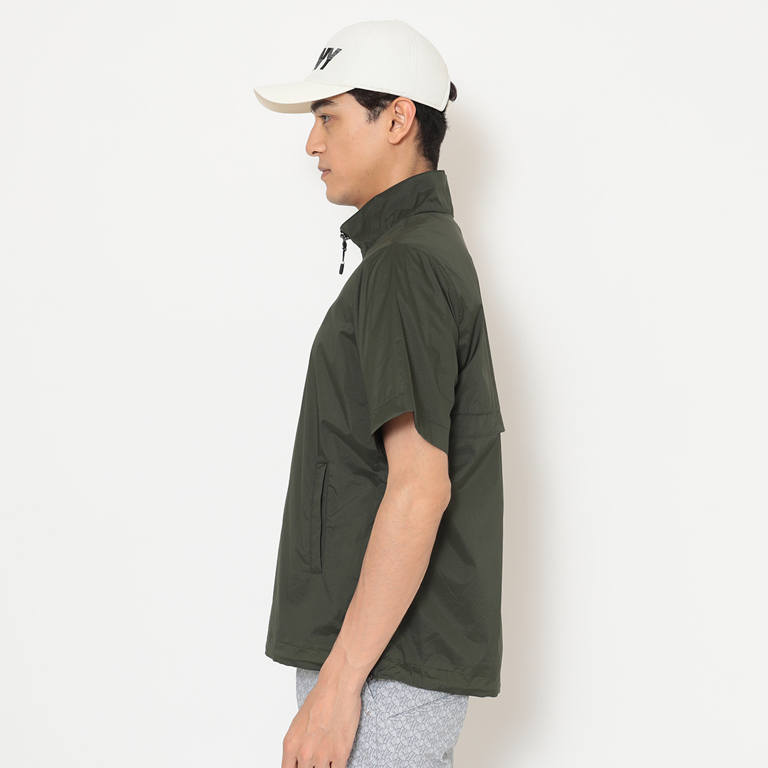 ストレッチミニリップハーフジップブルゾン ※4Lサイズあり (MENS)