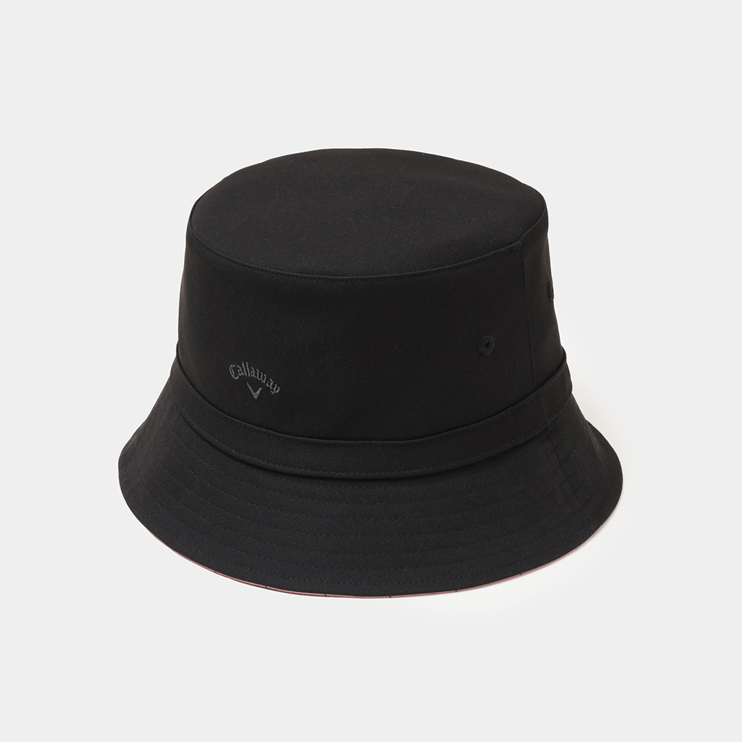 リバーシブルツイルバケットハット (MENS)