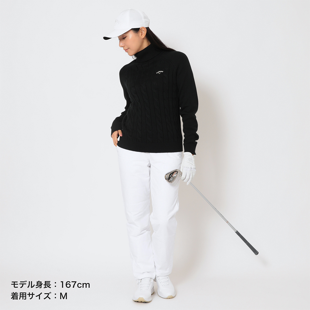 ポリエステルリップ撥水中綿ロングパンツ (WOMENS)