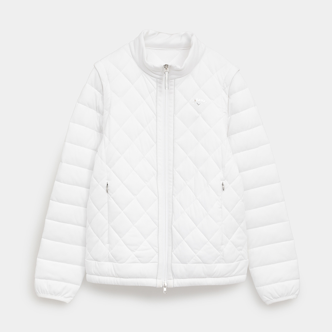 スターストレッチ袖取り外し中綿ブルゾン (WOMENS)