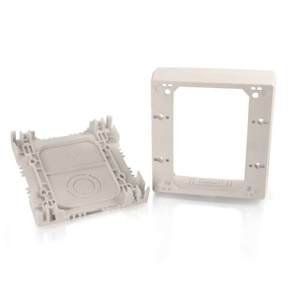 Wiremold Uniduct Double Gang Deep Junction Box - Fog White