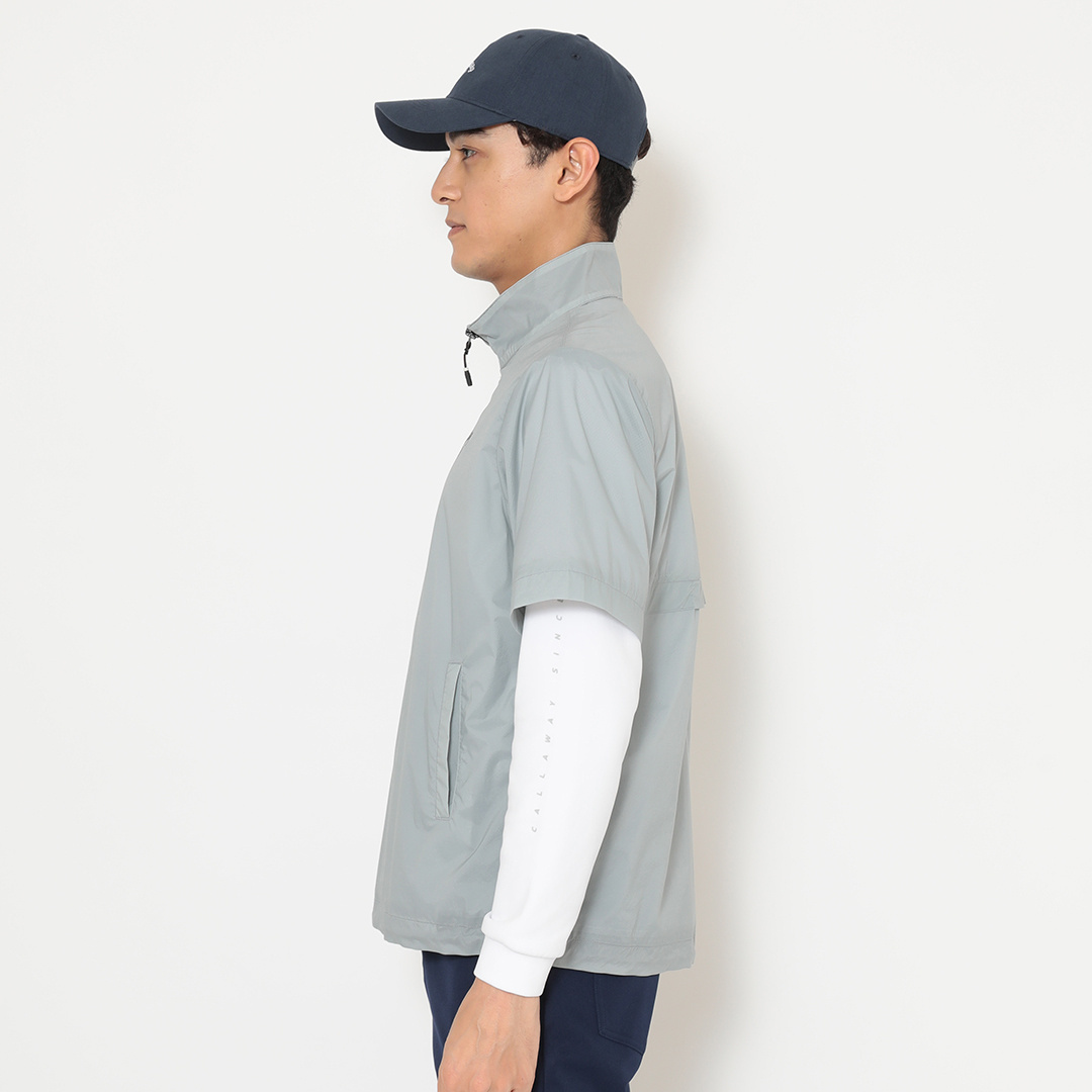 【新品未使用】サイズ4 メンズ ハーフジップブルゾン ラッセルノ1103 ストレッチミニリップハーフジップブルゾン ※4Lサイズあり (MENS)