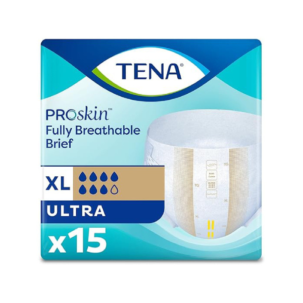 TENA Proskin Ultra Briefs, X-Large - 120/case (TNBX2 Health & Beauty Health Care Incontinence Aids) photo