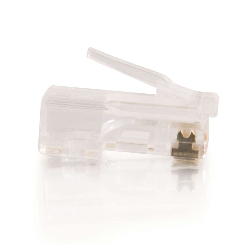 RJ45 Cat5 8 x 8 Modular Plug for Solid Flat Cable