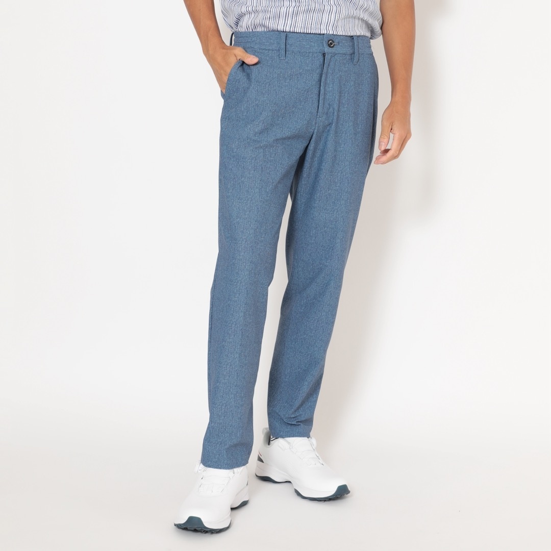 3℃かざあなメッシュシャンブレー柄パンツ (MENS)