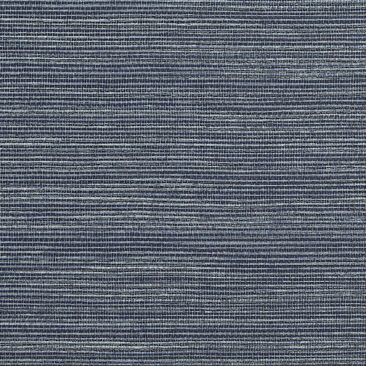 Vinyl Saint Germain in Silver on Navy | Phillip Jeffries