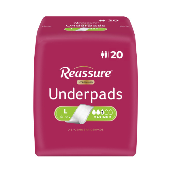 Reassure Premium Underpads, 30in x 36in - 100/case (RE3036 Health & Beauty Health Care Incontinence Aids) photo