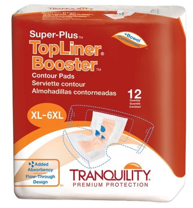 Tranquility TopLiner Contour Super-Plus Pad, 192/case (TQ3097D Health & Beauty Health Care Incontinence Aids) photo