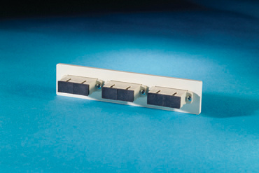 Fib-Cop II Bottom Adapter Plate, 3-SC Duplex (6 Fibers) Multimode, Beige adapters