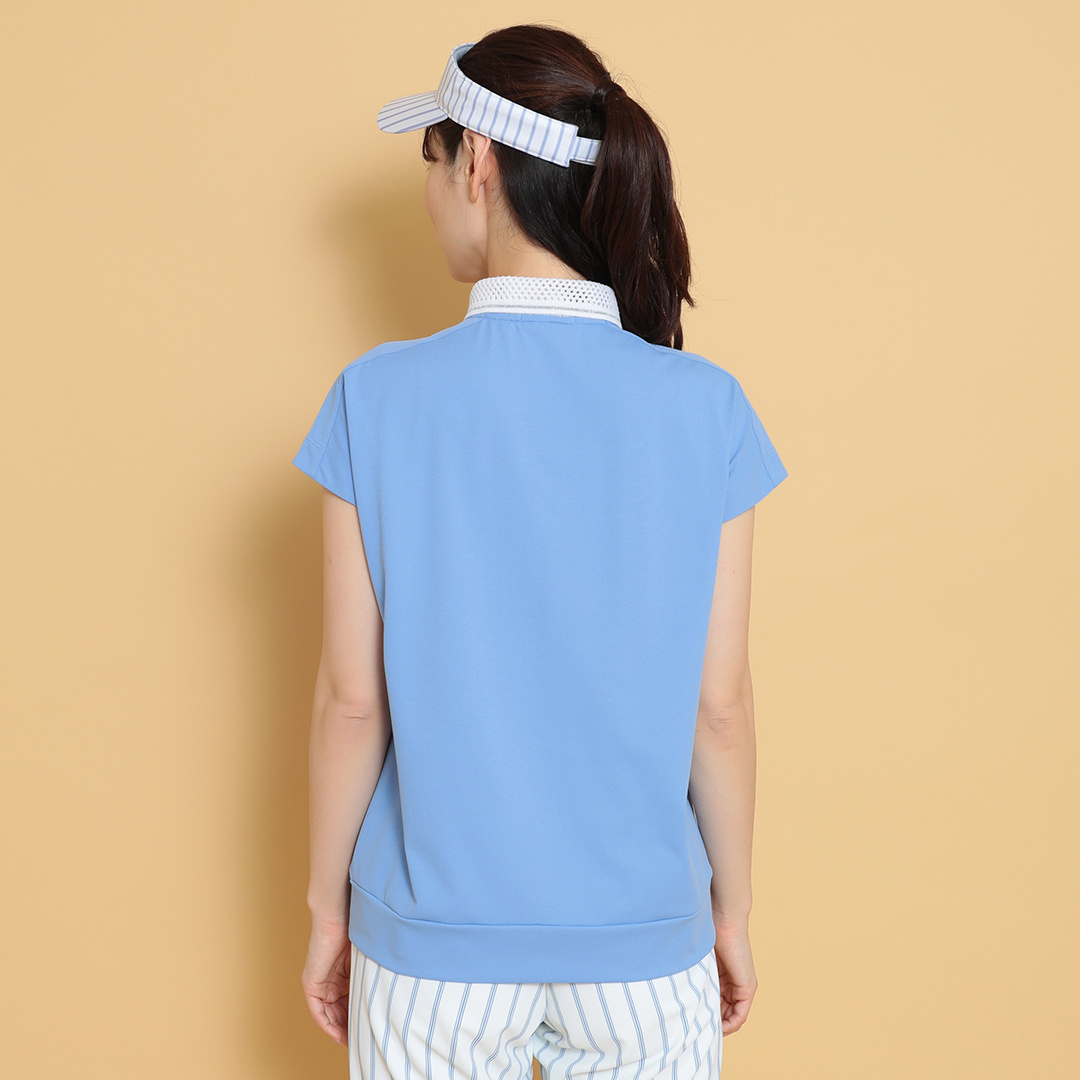 【入手困難品‼️】FR2GOLF ペイズリー ポロシャツ　　ゴルフ　水色　L FR2 GOLF 半袖ポロシャツ ペイズリー柄 Mサイズ - メルカリ
