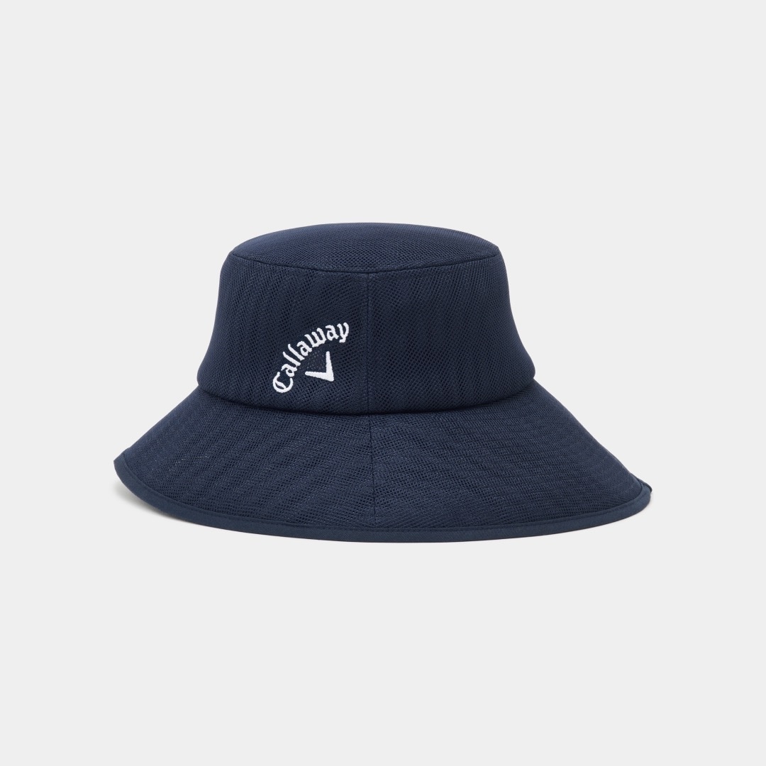 〜エイ.hata〜 後ろ下がり変形ブリムかざあなメッシュハット (WOMENS)