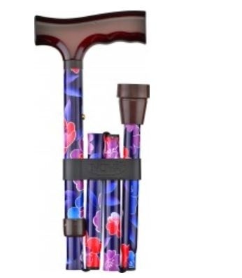Adjustable Folding Cane, Maui Flowers (NV3024) photo