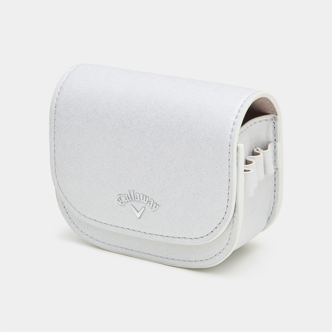 Callaway レディースベルト LOVEシリーズウエストポーチ付きホワイト Callaway レディースベルト LOVEシリーズウエストポーチ付き
