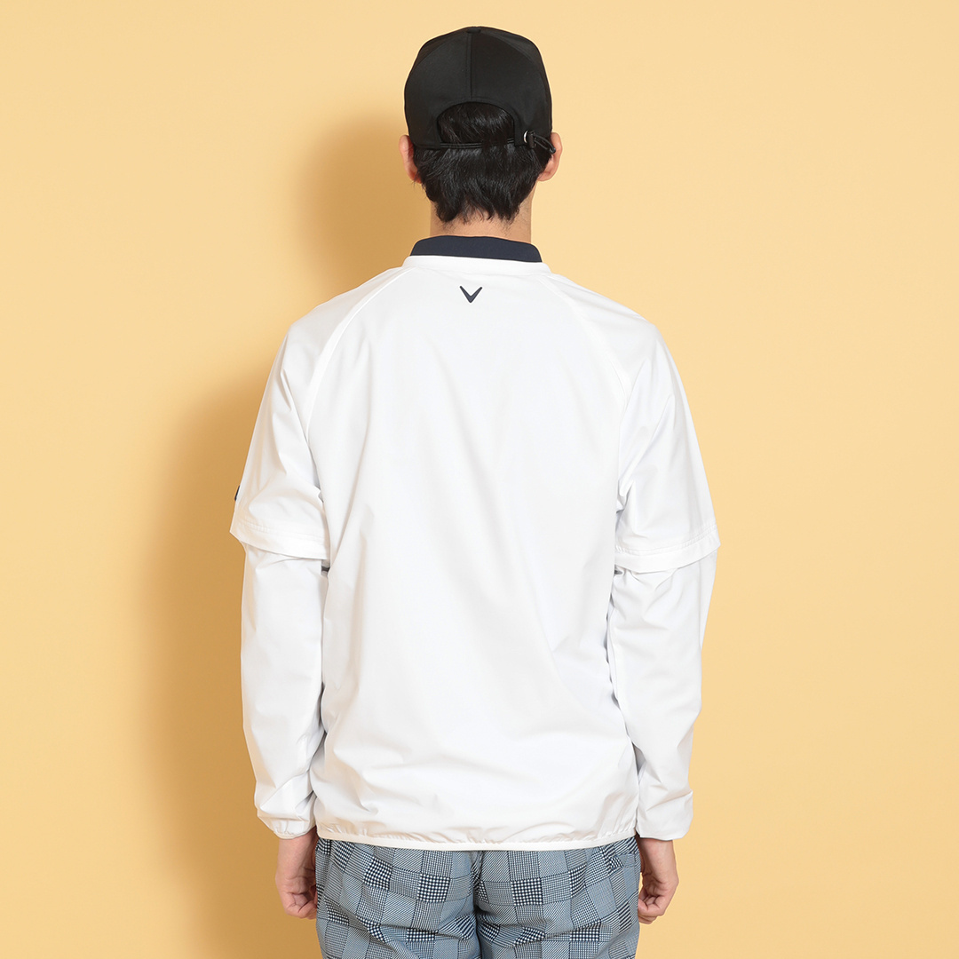 2WAYストレッチリップVネックブルゾン (MENS)