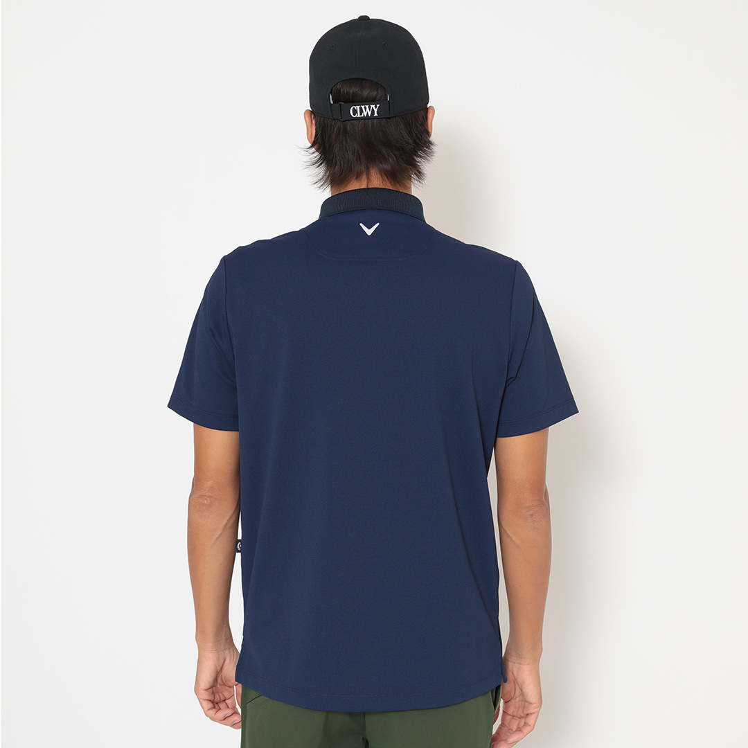 ビッグカノコ台衿付き半袖ポロシャツ ※4Lサイズあり (MENS)