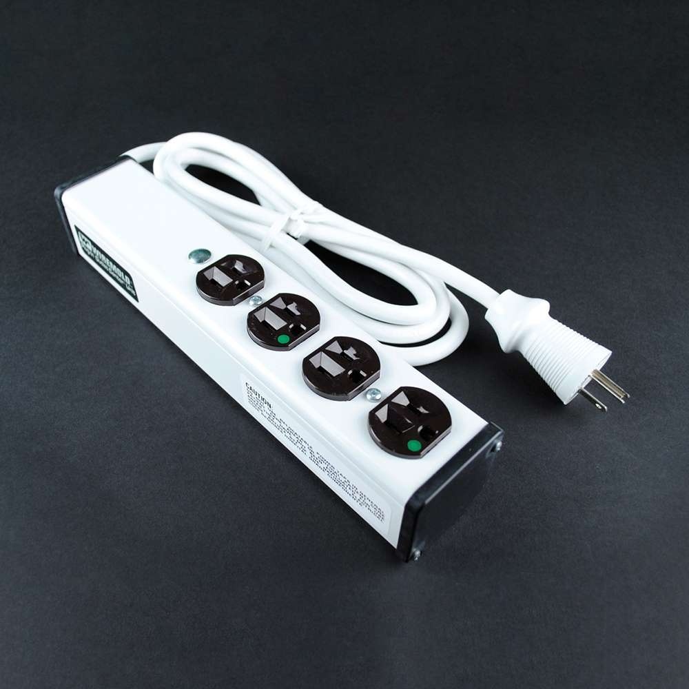 Wiremold 4-Outlet Plug-In Center Unit 120v/15a 4 Outlet Medical Grade Power Strip