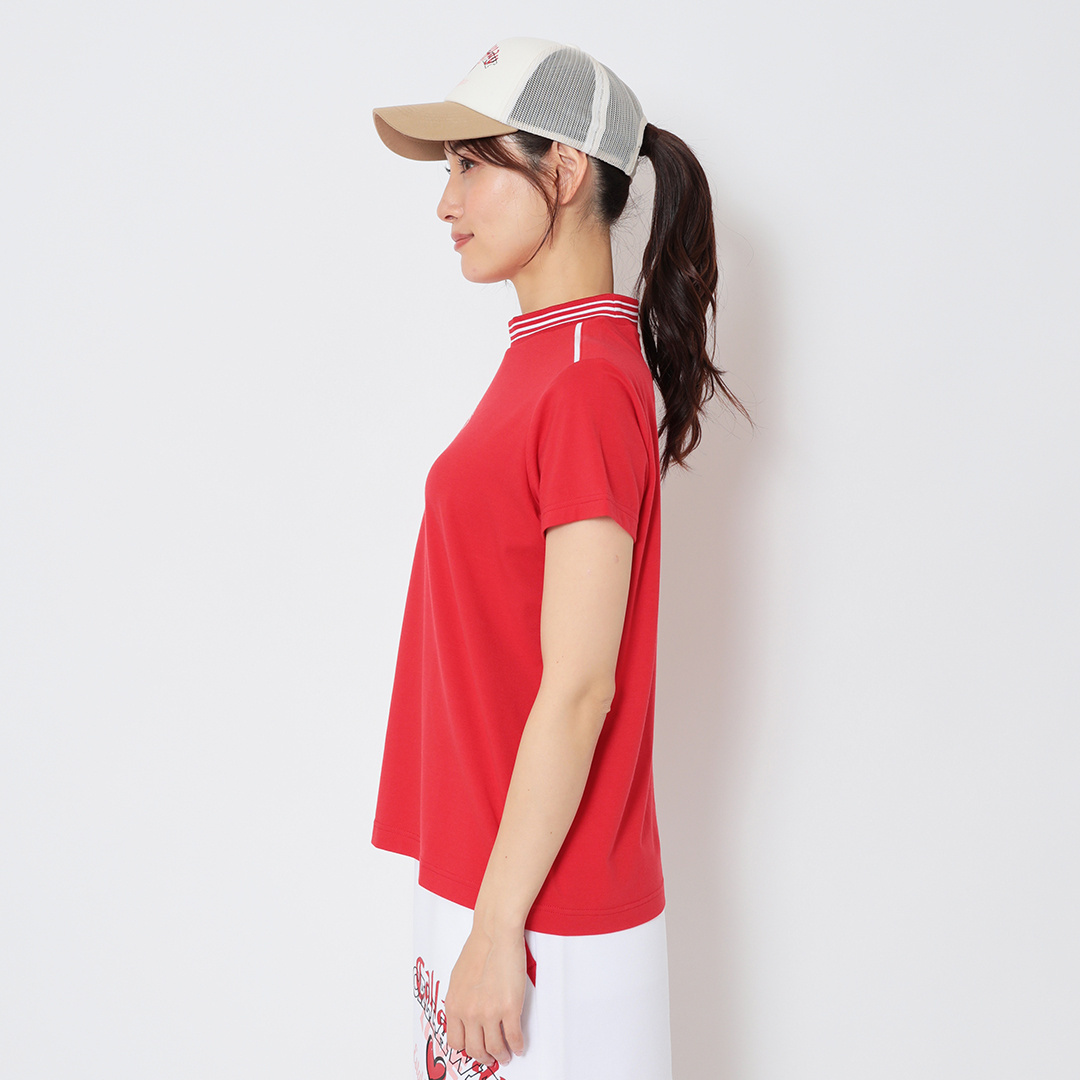 オンライン限定】ラブキャロウェイ半袖モックネックシャツ (WOMENS)