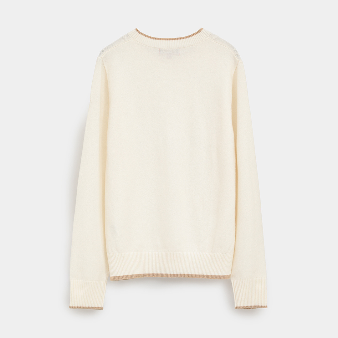 ビックアーガイルカシミヤニット (WOMENS)