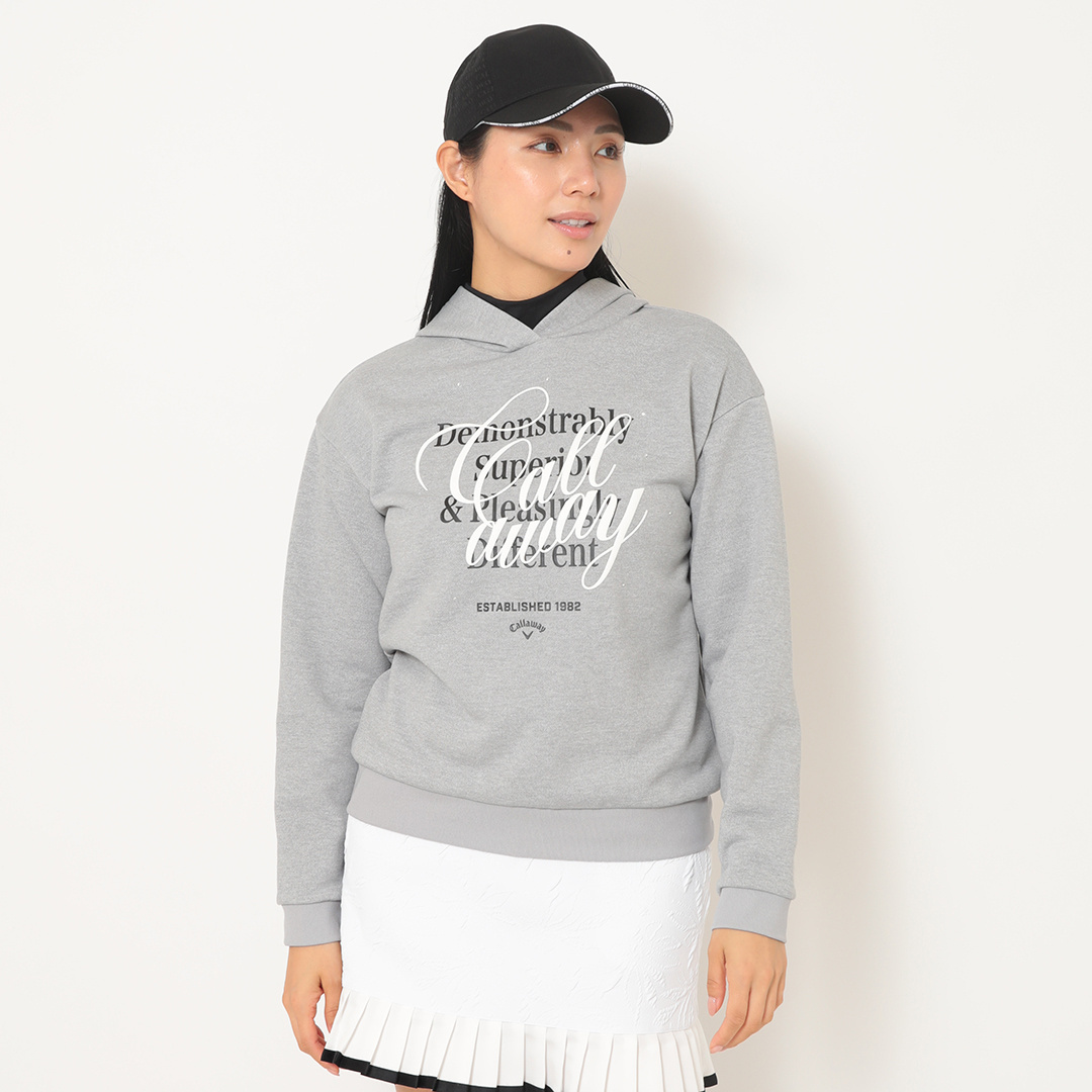 未使用タグ付　Callaway　Sサイズ　パーカー　赤/白　耐久撥水加工素材 スウェット・パーカー【キャロウェイ公式サイト】| アパレル