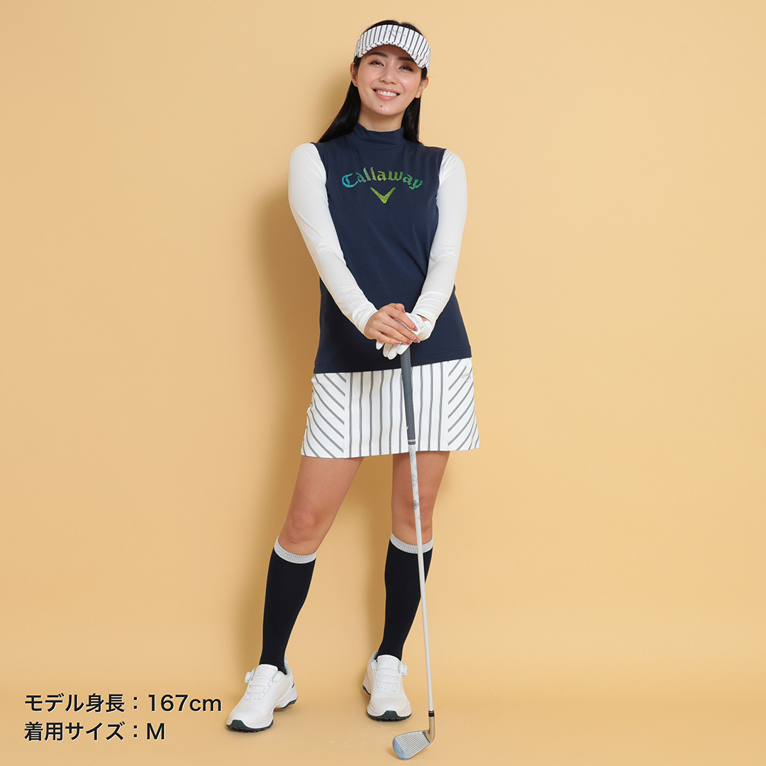 8WAYストレッチストライプスカート (WOMENS)