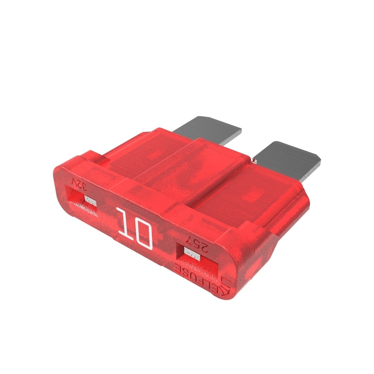 ATC 10A Blade Style Fuses – Pack Of 50, ATO/ATC Automotive Car Truck Fuses (10 Amp)