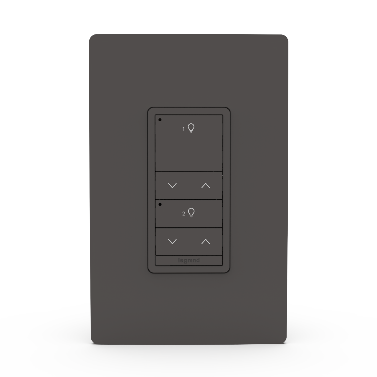 Brown Wattstopper PLUS 2 Button  2 Rocker Switch