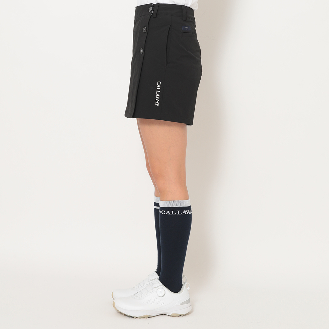 ナイロンストレッチキュロットスカート (WOMENS)
