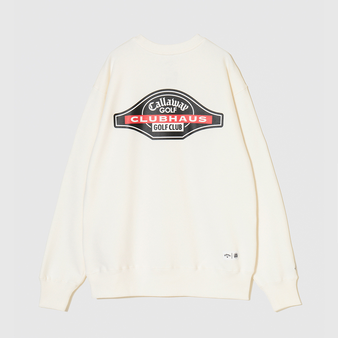 Callaway × CLUBHAUS クルーネックスウェット (MENS)