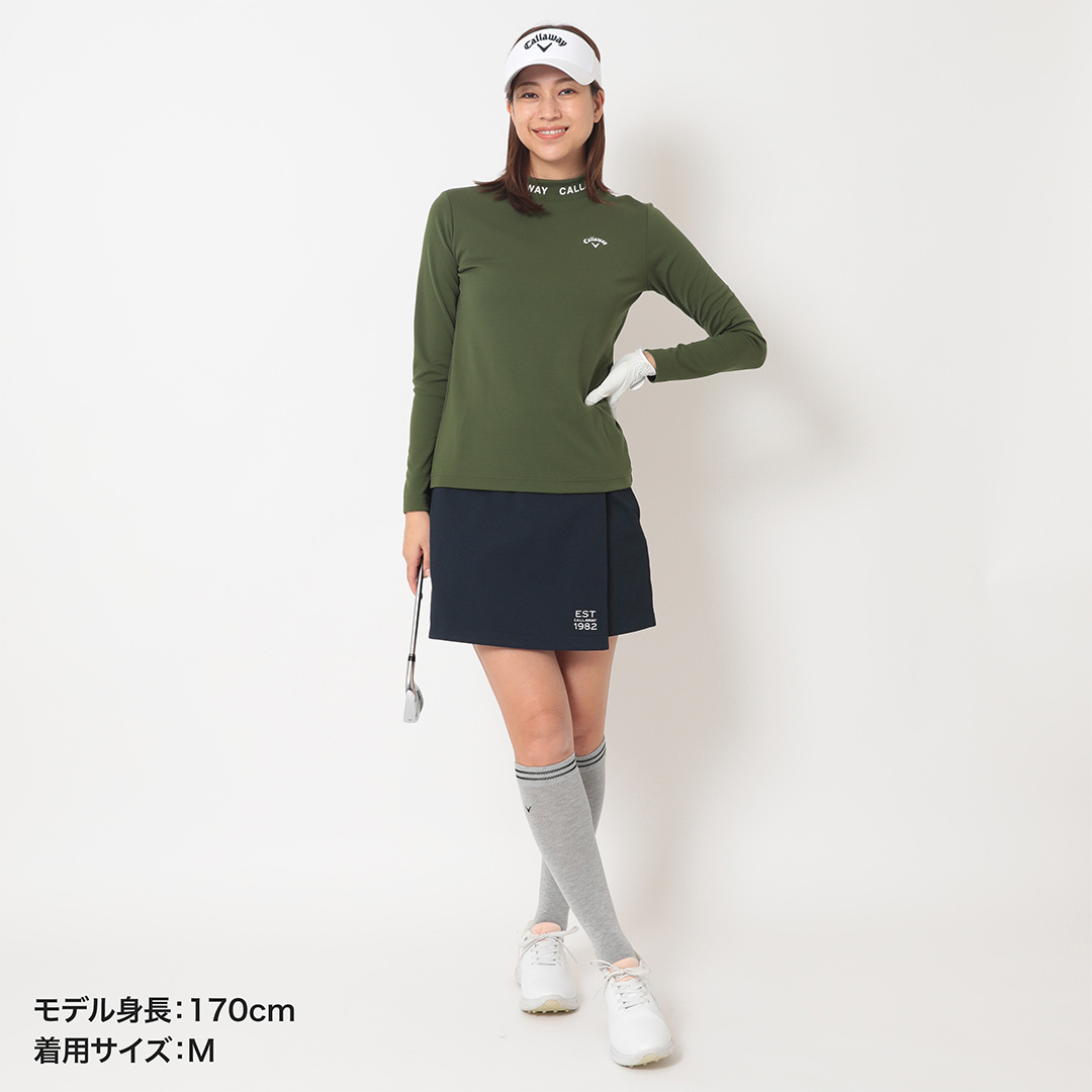 2WAYストレッチピケキュロットスカート (WOMENS)