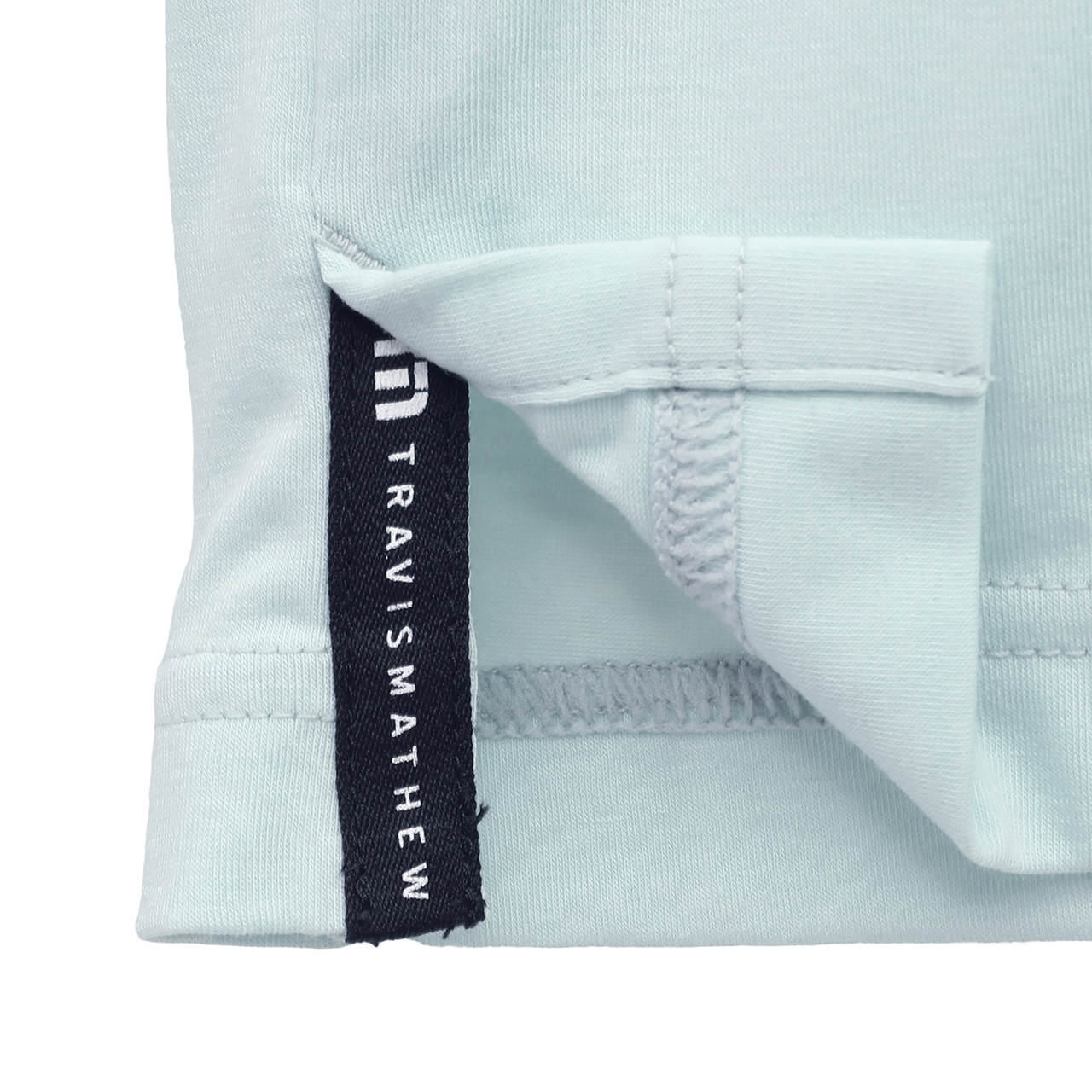 ソフトタッチ ロゴプリント 半袖モックネック(MENS)