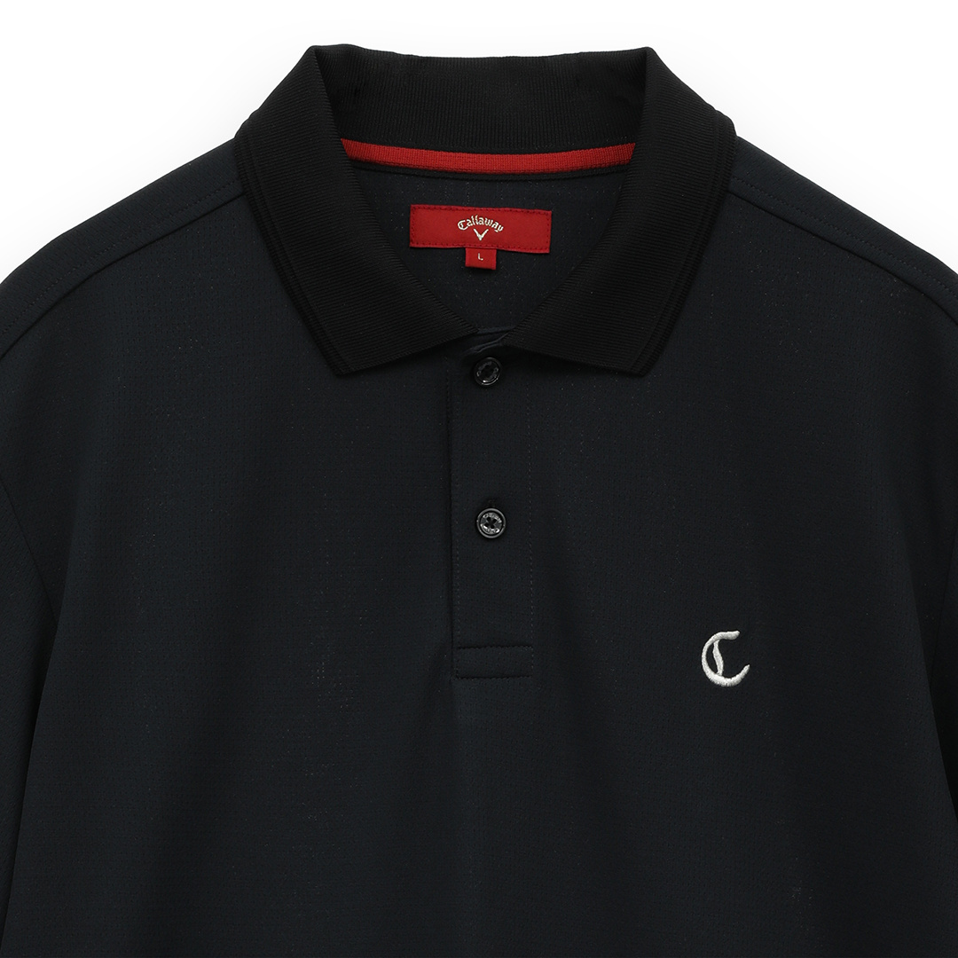 裏クールアイレットカノコ ポロシャツ (MENS)