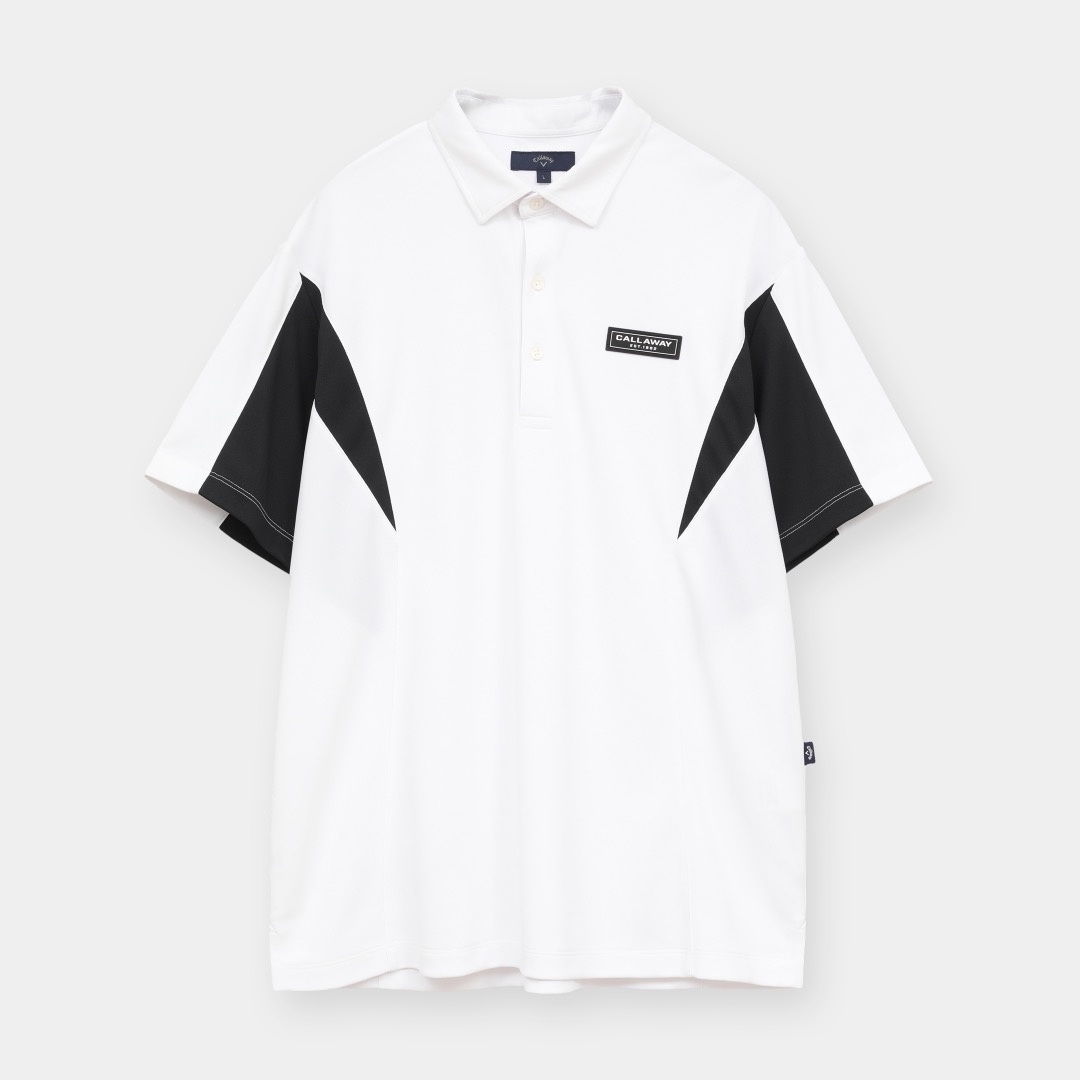 3℃裏クール切替配色リラックス半袖シャツ ※4Lサイズあり (MENS)