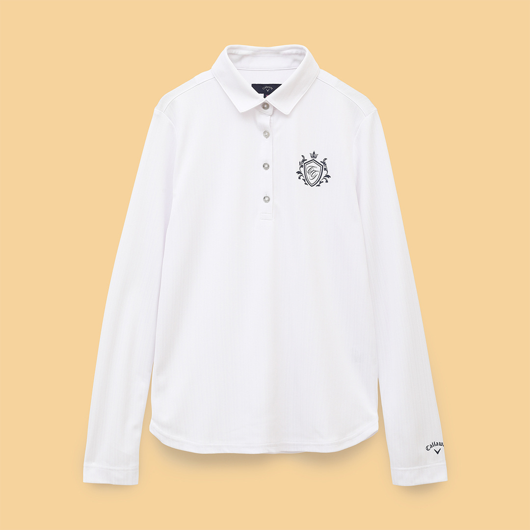 ストライプ長袖シャツ (WOMENS)