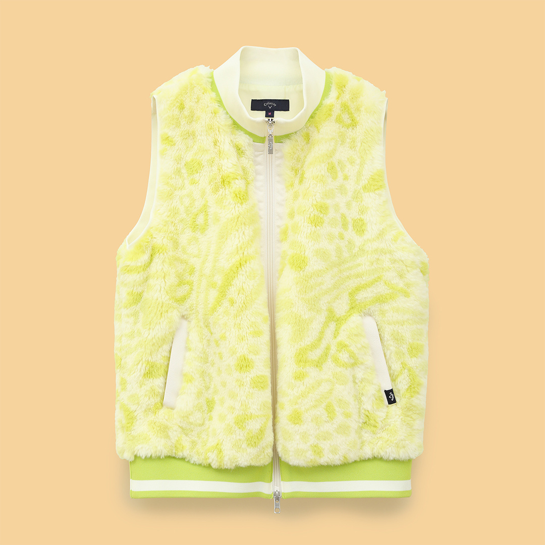 レオパードプリントファーベスト (WOMENS)