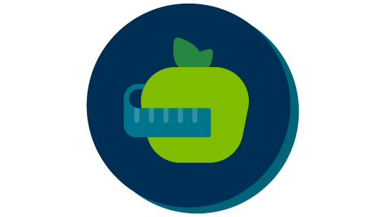 Health apple icon