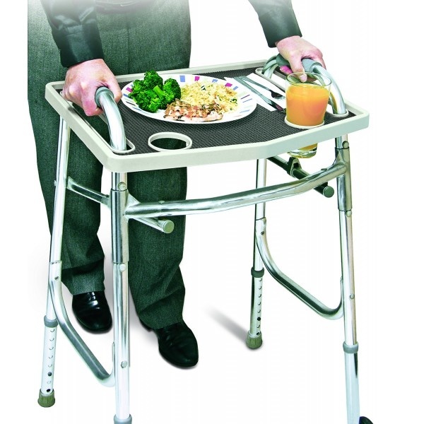Walker Tray w/ Grip Mat, Gray (JBWLKGRIP) photo