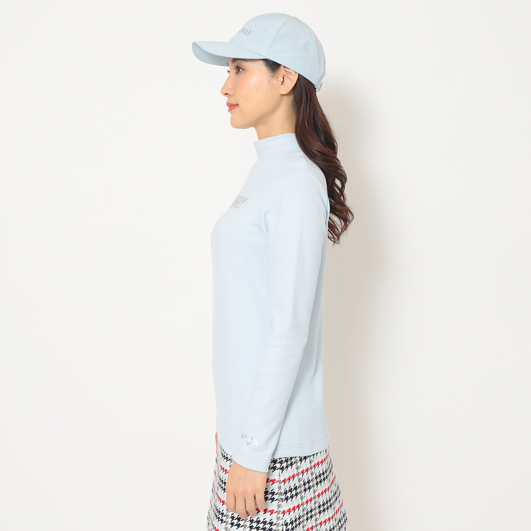 【極美品/定価約2万】デサントゴルフ レディース モックネックシャツリリー柄 S デサントゴルフ(DESCENTE GOLF) トップス | レディースゴルフウェア