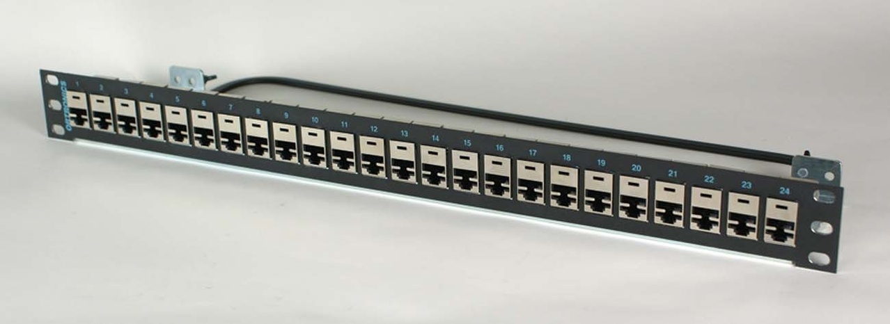 Image of Rear loading shielded jack panel kit unloaded