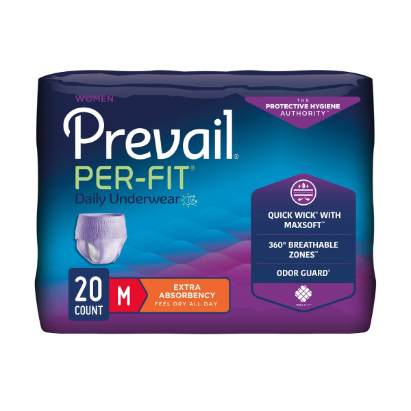 Prevail Per-Fit Underwear for Women, Medium - 80/case (PFUWM Health & Beauty Health Care Incontinence Aids) photo