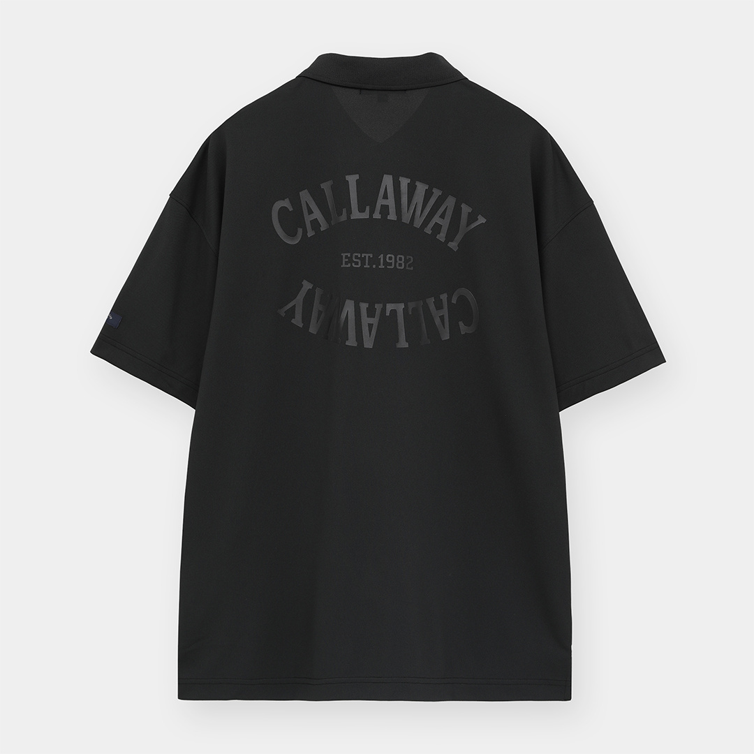 カノコオーバーサイズバックロゴ半袖ポロシャツ (MENS)