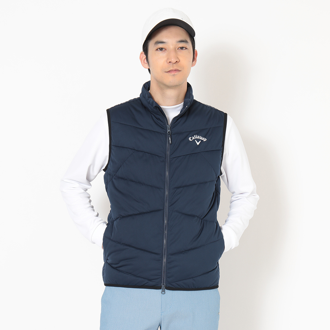 Chacott ストレッチ中綿ベスト 新品、未使用 スターストレッチ中綿ベスト (MENS)