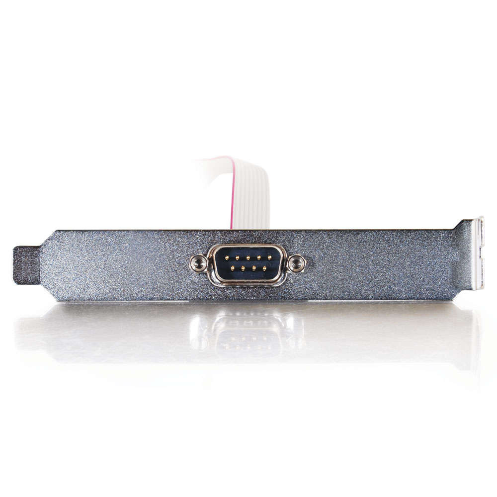 DB9 Male Serial RS232 Add-A-Port Adapter with Bracket