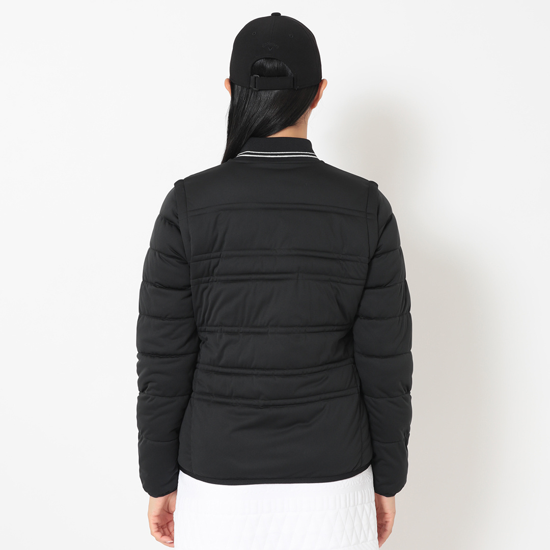 スターストレッチ2WAYフルジップ中綿ブルゾン (WOMENS)