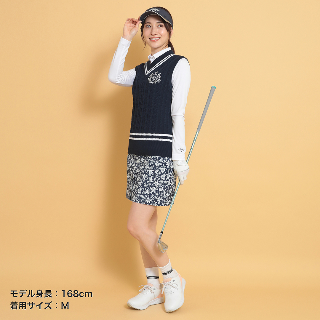 ストライプ長袖シャツ (WOMENS)