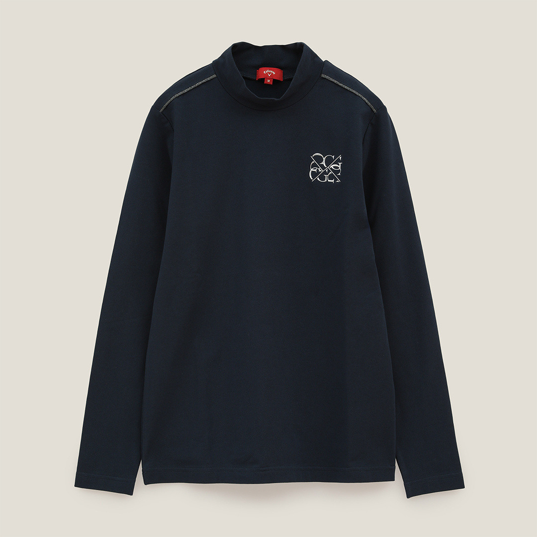 ZOY WOMENS トライアングルドットプリント 長袖モックネック imgrc0093942311.jpg