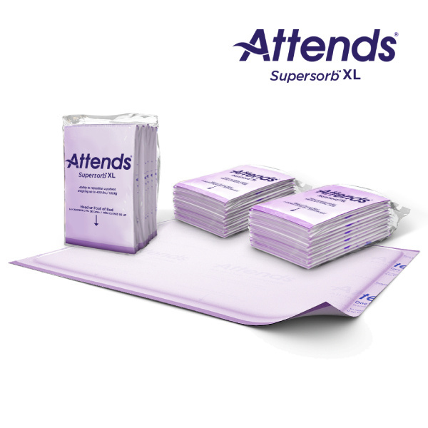 Attends Supersorb Turn+ XL Underpad 36 in x 51 in - 30/case (ATUPXL Health & Beauty Health Care Incontinence Aids) photo