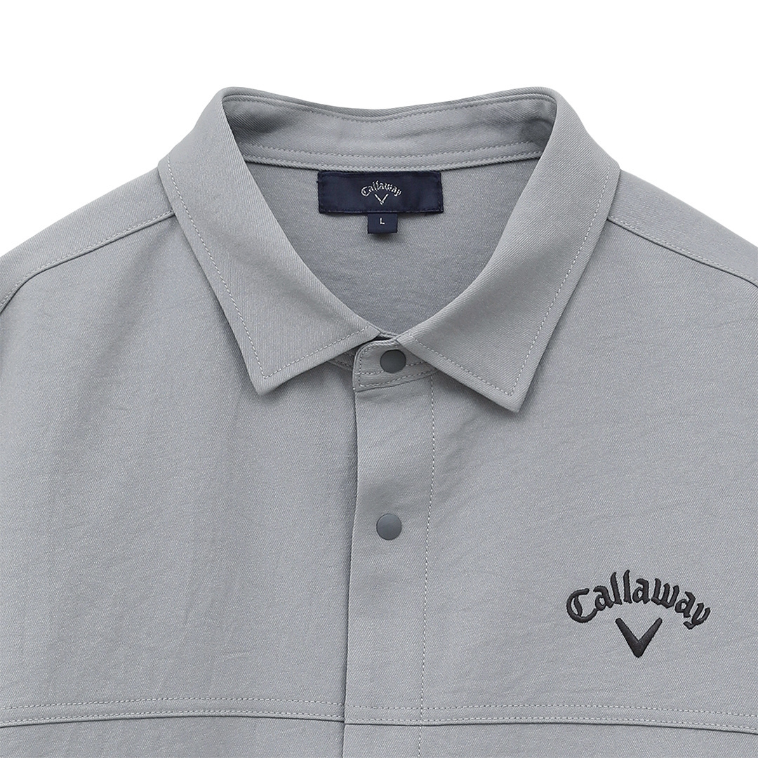 Callaway グレー Tシャツ LL Callaway Apparel［キャロウェイアパレル］エンボスロゴ